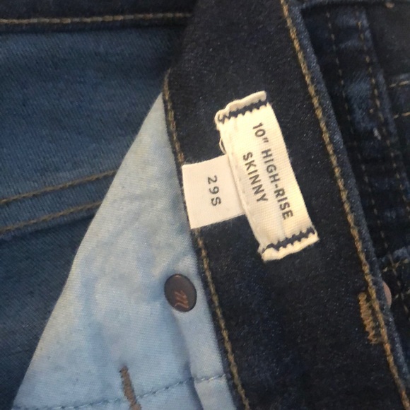 Madewell NWT 10” high rise skinny jean - Picture 3 of 3